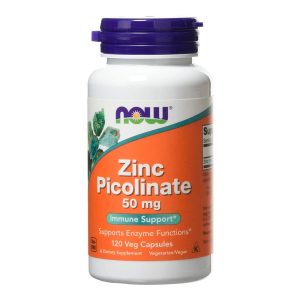 Now Picolinato de Zinc 50 mg 120 Capsulas