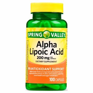 Spring Valley Alpha Acido Lipoico 200 Mg 100 Capsulas