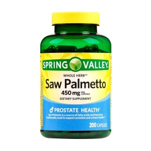 Spring Valley Saw Palmetto Salud De La Prostata 200 Capsulas