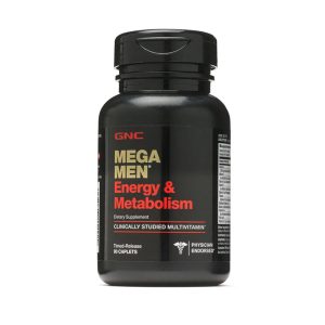 Gnc Mega Men Suplemento Multivitamínico para Hombre Energia y Metabolismo Clínicamente Comprobado 90 Cápsulas