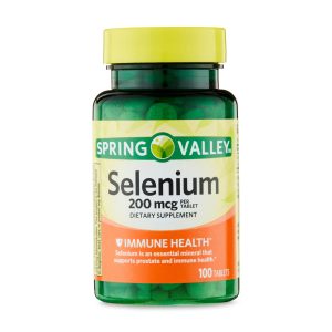 Spring Valley Selenio Salud Inmune Dieta Suplemento 200 mcg - 100 Tabletas