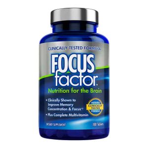 Focus Factor Nutrición Para el Cerebro Suplemento No. 1 en USA 180 Tabletas