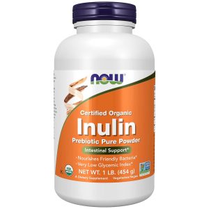 Now Prebiotico Inulina Organica Vegetariana (454 gr)