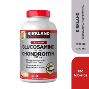 Kirkland Glucosamina y Condroitina 280 Tabletas