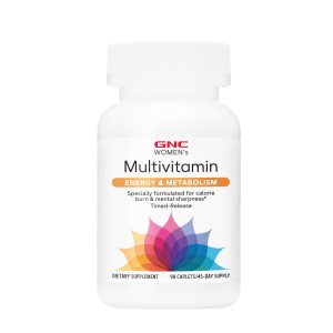 GNC Womens Multivitamina Mujer Energía y Metabolismo 90 Cápsulas