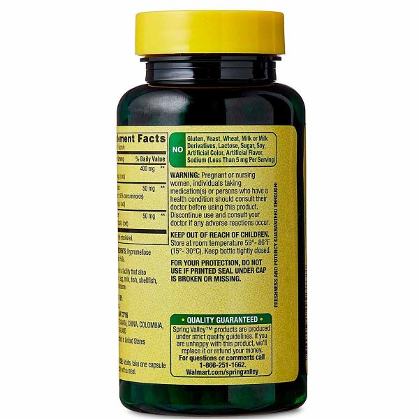 Spring Valley Cúrcuma Curcumina con Jengibre Promueve la salud cardiovascular, Inmune, Articular 500 mg 90 Cápsulas Veganas - Imagen 2