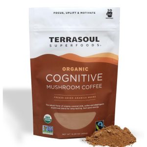 Terrasoul Café Orgánico de Hongos - Mushroom Coffee - Apoyo Cognitivo 30 Servicios 405 g