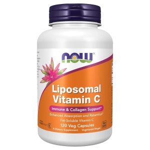 Now Vitamina C Liposomal Refuerzo Inmunológico y de Colágeno, 120 Cápsulas Vegetales