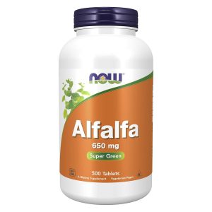 NOW Foods Alfalfa, Vitamina B5 Energía Celular, 500 mg -100 Cápsulas Vegetales