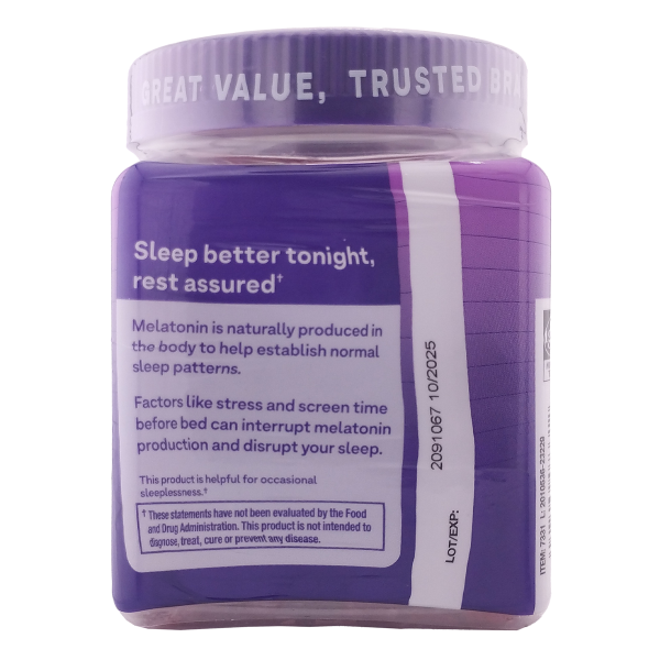 Natrol Melatonin en Gomas Sueño Prolongado Sabor a Fresa 10 mg 90 unidades - Imagen 3
